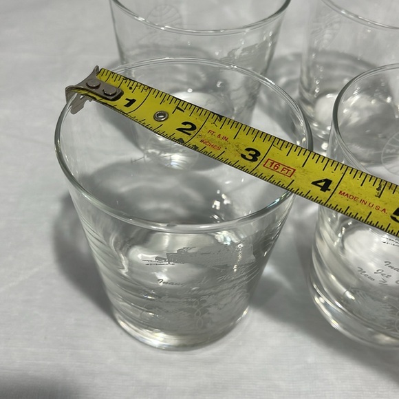 Pan Am Glasses Jet Clipper 1965 Inaugural Flight NY To Port-A-Prince Set Of 6 - Picture 15 of 16